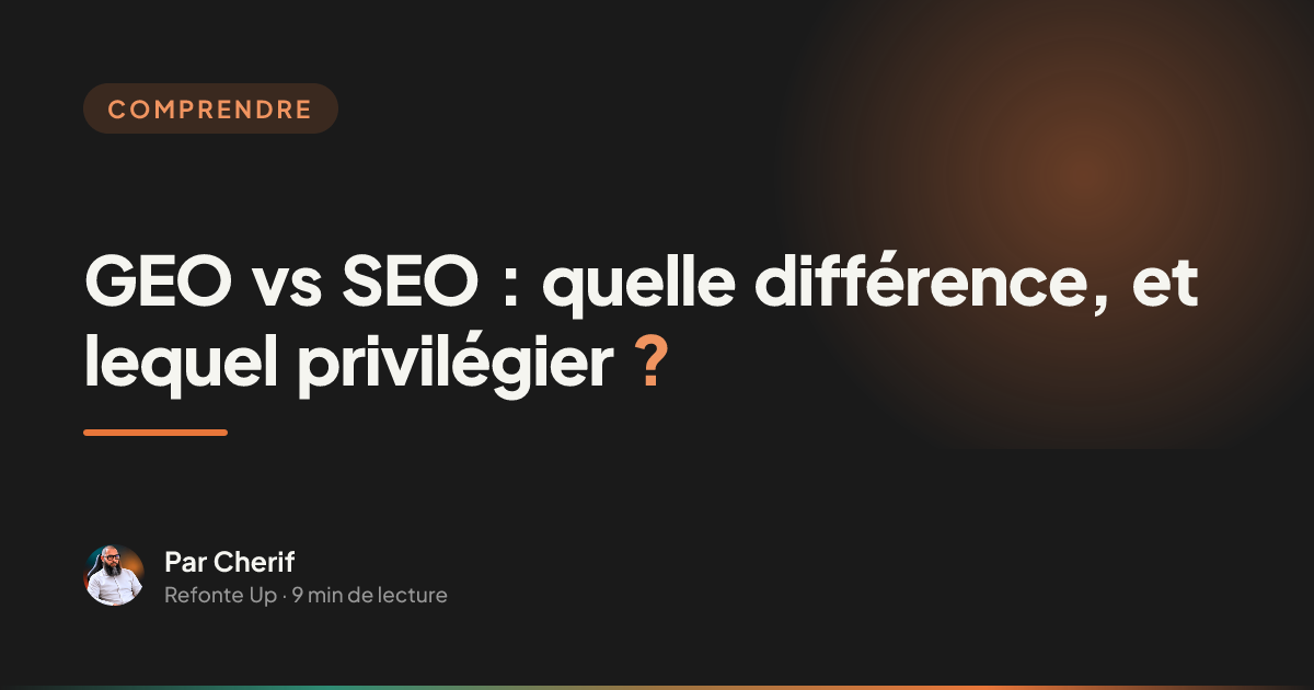 GEO vs SEO : quelle différence, et lequel privilégier ?